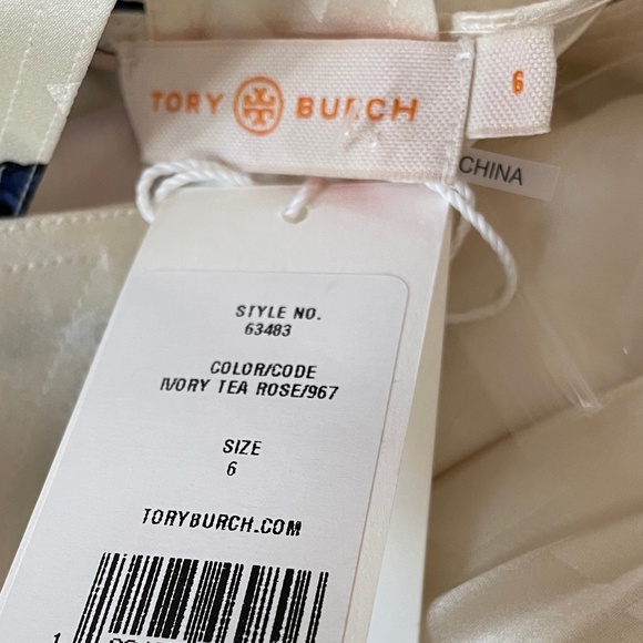 Tea Rose Ruffle Silk Belted Wrap Dress from TORY BURCH - Picture 15 of 16